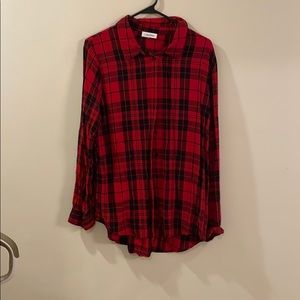 Ladies lightweight flannel shirt